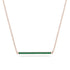 Long Line Emerald Necklace - Giselle No. 5