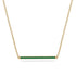 Long Line Emerald Necklace - Giselle No. 4