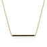 Long Line Black Diamond Necklace - Giselle No. 7 image 1