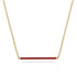 Long Line Ruby Necklace - Giselle No. 10