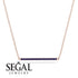 Long Line Sapphire Necklace - Giselle No. 14
