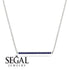 Long Line Sapphire Necklace - Giselle No. 15