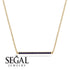 Long Line Sapphire Necklace - Giselle No. 13