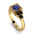 Square Sapphire Engagement Ring - Samara No. 43