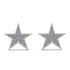 Star Stud Diamond Earrings - Star No. 3