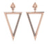 Triangle Diamond Stud Earrings - Amiyah No. 2