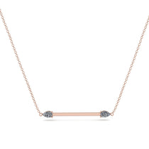 Minimalist Pear Diamond Necklace - Melissa No. 2 image 1