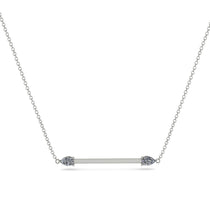 Minimalist Pear Diamond Necklace - Melissa No. 3 image 1