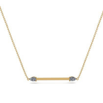 Minimalist Pear Diamond Necklace - Melissa No. 1 image 1