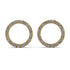 Circle Stud Diamond Earring - Lucille No. 1