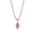 Milgrain Diamond Necklace - Jessie No. 2