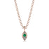 Milgrain Diamond Necklace - Jessie No. 5