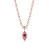 Milgrain Diamond Necklace - Jessie No. 11