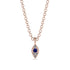 Milgrain Diamond Necklace - Jessie No. 14