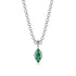 Milgrain Emerald Necklace - Jessie No. 21