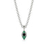 Milgrain Emerald Necklace - Jessie No. 24