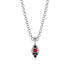 Milgrain Black Diamond Necklace - Jessie No. 42