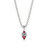Milgrain Ruby Necklace - Jessie No. 48