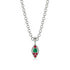 Milgrain Ruby Necklace - Jessie No. 51