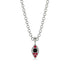 Milgrain Ruby Necklace - Jessie No. 54