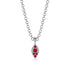 Milgrain Ruby Necklace - Jessie No. 57