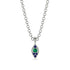 Milgrain Sapphire Necklace - Jessie No. 66