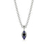 Milgrain Sapphire Necklace - Jessie No. 69