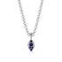Milgrain Sapphire Necklace - Jessie No. 75