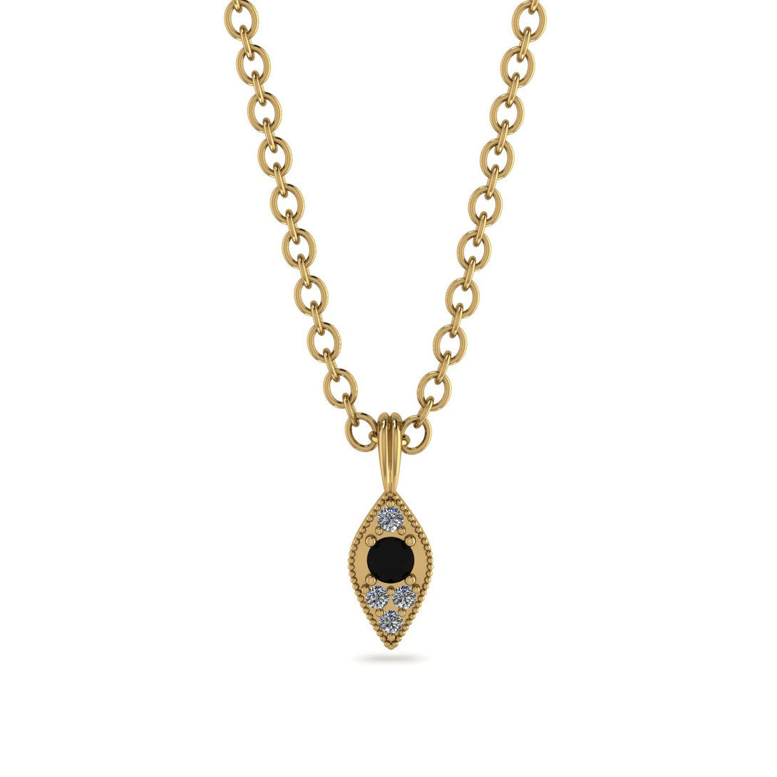 Milgrain Diamond Necklace - Jessie No. 7