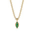 Milgrain Emerald Necklace - Jessie No. 19