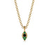 Milgrain Emerald Necklace - Jessie No. 22
