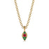 Milgrain Emerald Necklace - Jessie No. 25
