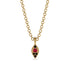 Milgrain Black Diamond Necklace - Jessie No. 40