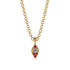 Milgrain Ruby Necklace - Jessie No. 46