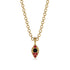 Milgrain Ruby Necklace - Jessie No. 52