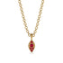 Milgrain Ruby Necklace - Jessie No. 55