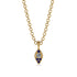 Milgrain Sapphire Necklace - Jessie No. 61