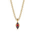 Milgrain Sapphire Necklace - Jessie No. 70
