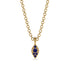 Milgrain Sapphire Necklace - Jessie No. 73