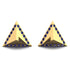 Triangle Sapphire Earrings Geometrical - Milan No. 13