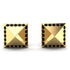 Square Black Diamond Earrings - Elora No. 7