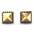 Square Sapphire Earrings - Elora No. 13