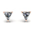 Triangle Cut Diamond Earrings - Clementine No. 2