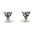Triangle Cut Diamond Earrings - Clementine No. 1