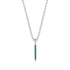 Emerald Stick Pendant - Kate No. 6