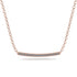 Gold Diamond Necklace Bar - Lilyana No. 2