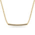 Gold Diamond Necklace Bar - Lilyana No. 1