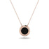 Bezel Black Diamond Pendant - Adelaide No. 8