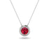 Bezel Ruby Pendant - Adelaide No. 12