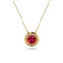 Bezel Ruby Pendant - Adelaide No. 10